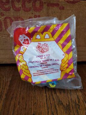 Vtg NEW 1995 McDonald's Happy Meal Animaniacs Under 3 Toy-Mindy and Buttons